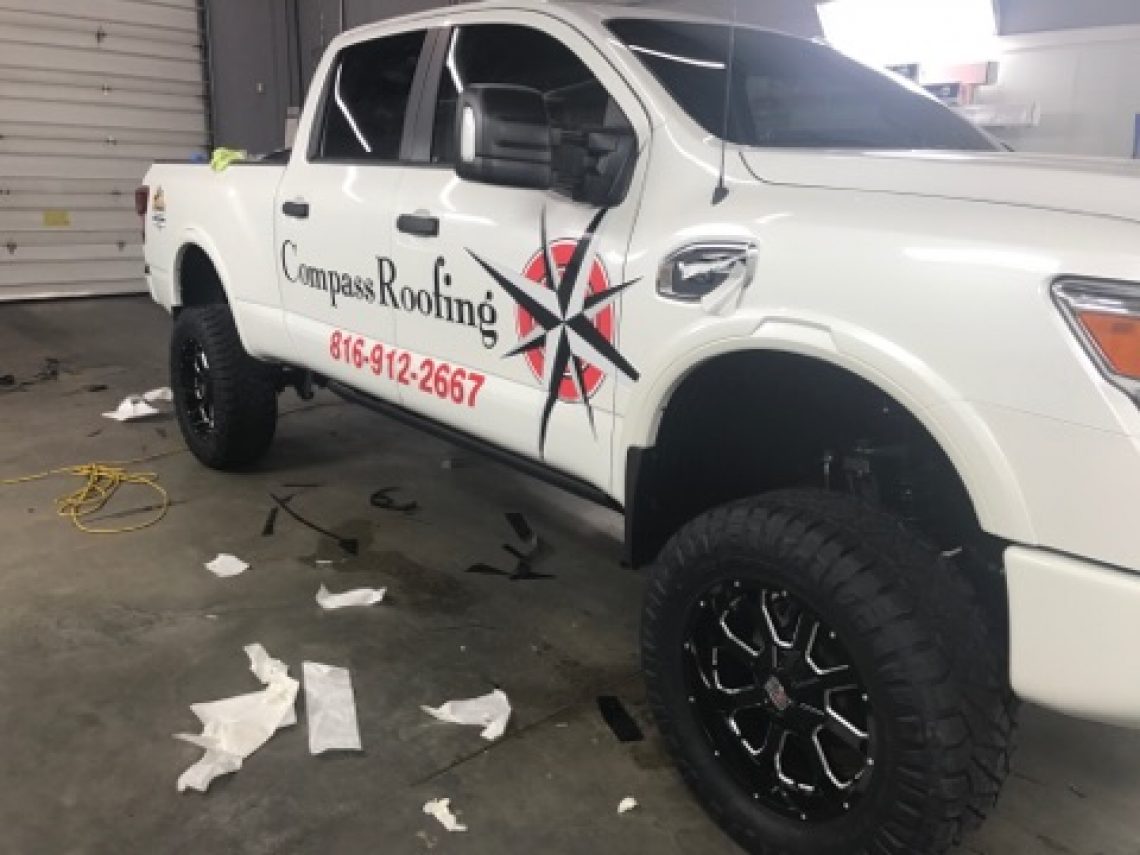Compass Roofing Tinting Job