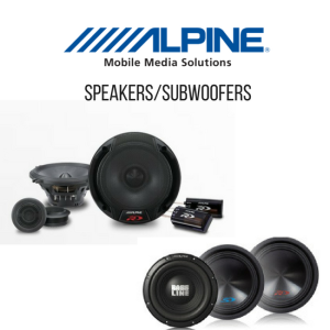 Alpine Speakers/Subwoofers