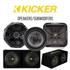 Kicker Subwoofers and Speakers